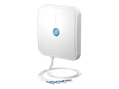 QuWireless QuSector 17HV-90-4 - Antenne - panel Wi-Fi - 14 dBi (for 2,3 - 2,6 GHz), 17 dBi (for 5,1 - 7,125 GHz) - direksjonal - innendørs / utendørs, takmonterbar / veggmonterbar