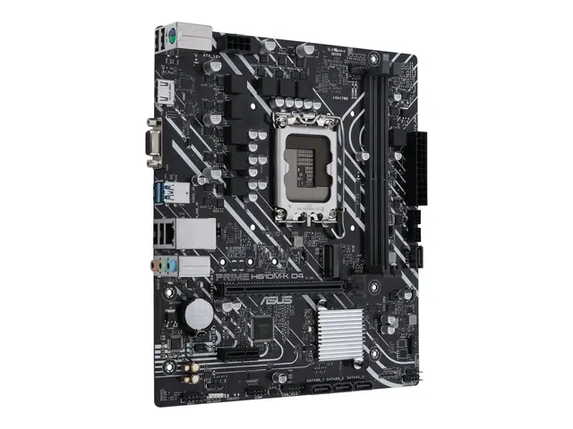 ASUS PRIME H610M-K D4 - Hovedkort micro ATX LGA1700-sokkel H610 Ch...