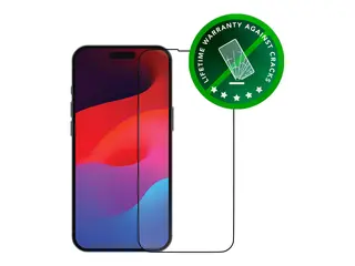 dbramante1928 Eco-shield - Skjermbeskyttelse for mobiltelefon rammefarge svart - for Apple iPhone 15 Pro
