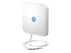 QuWireless QuSector 17HV-90-4 - Antenne - panel Wi-Fi - 14 dBi (for 2,3 - 2,6 GHz), 17 dBi (for 5,1 - 7,125 GHz) - direksjonal - innendørs / utendørs, takmonterbar / veggmonterbar