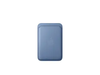 Apple - Lomme for mobiltelefon / kredittkort MagSafe-samsvar - mikrotvill, FineWoven - wildflower blue - for iPhone 12, 13, 14, 15, 16, 16e, 17, 17e, 18