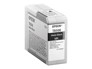 Epson T8508 - 80 ml - matt svart original - blekkpatron - for SureColor SC-P800