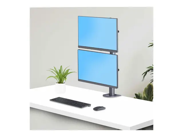 Startech Desk Mount For 2x Vertically Stacked Monitors, Dual 49", ...