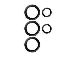 PanzerGlass Hoops - Linsebeskytter for mobiltelefon keramikk - for Samsung Galaxy S25 Ultra