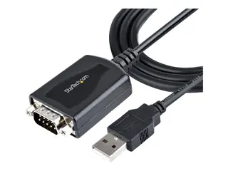 STARTECH.COM 3ft 1m USB to Serial Cabl with COM Port Retention DB9 Male RS232
