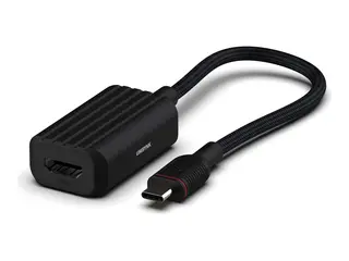 Unisynk - Video adapter - 24 pin USB-C hann til HDMI 15 cm - svart - st&#248;tte for 4K 60 Hz (3840 x 2160), st&#248;tte for 1920 x 1080 ved 60 Hz
