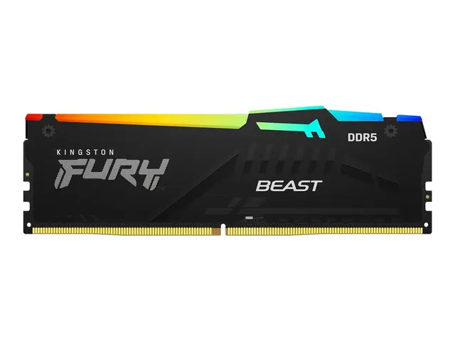 Kingston FURY Beast RGB - DDR5 sett 128 GB: 2 x 64 GB DIMM 288-pin...