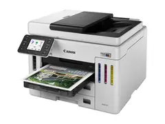 Canon MAXIFY GX7150 MegaTank - Multifunksjonsskriver farge - ink-jet - CISS - Legal (216 x 356 mm), A4 (210 x 297 mm) (original) - A4/Legal (medie) - opp til 24 ipm (trykking) - 600 ark - 33.6 kbps - USB 2.0, Wi-Fi(n), LAN