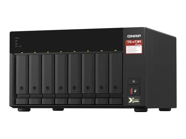 QNAP TS-873A - NAS-server - 8 brønner - SATA 6Gb/s - RAM 8 GB - Gi...