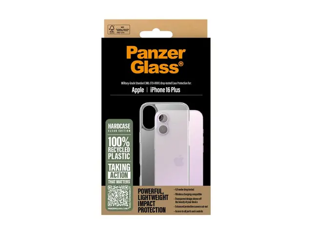 PanzerGlass HardCase - Baksidedeksel for mobiltelefon polykarbonat...