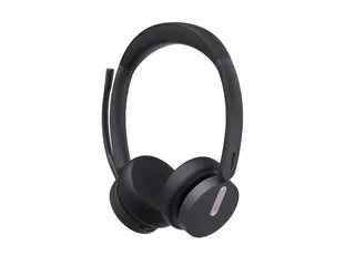 Yealink BH70 Dual - Hodesett - on-ear - Bluetooth trådløs - USB-A via Bluetooth-adapter, USB-C via Bluetooth-adapter - svart - Optimert for UC