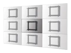 Neomounts WL95-800BL1 - Monteringssett (veggmontering) for flatpanel - stål - svart - skjermstørrelse: 42"-70"