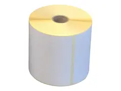 Brother - Permanet adhesiv - toppbelagt hvit - 100 x 73.2 mm 2500 etikett(er) (5 rull(er) x 500 utstansede dekketiketter - for Brother TJ-4020, 4120, 4522; Titan Industrial Printer TJ-4020, 4021, 4120, 4422, 4522