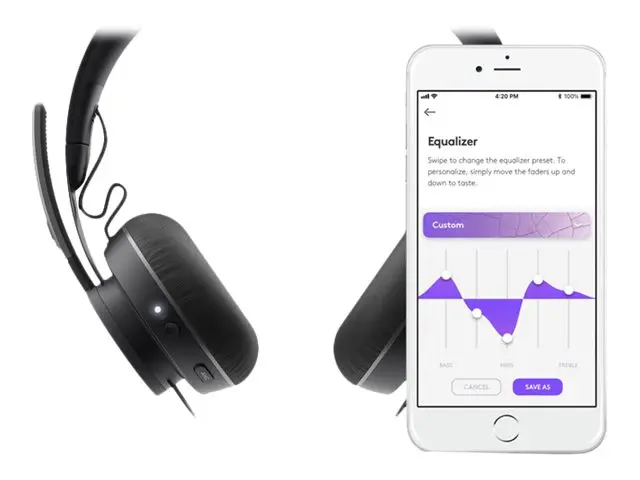 Logitech Zone Wireless MS - Hodesett - on-ear - Bluetooth - trådlø...