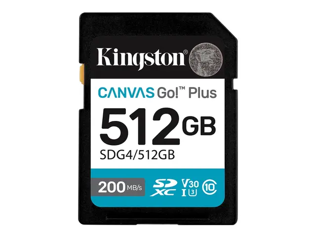 Kingston Canvas Go! Plus - Flashminnekort 512 GB Video Class V30 /...
