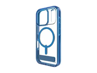 Zagg Santa Cruz Snap - Baksidedeksel for mobiltelefon med stativ - MagSafe-samsvar - rolig blå - for Apple iPhone 17 Pro
