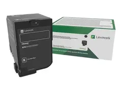 Lexmark - H&#248;y ytelse - svart - original tonerpatron LCCP, LRP - for Lexmark CS720de, CS720dte, CS725de, CS725dte