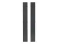 APC - Paneldekke for rackkabelstyring - svart 42U - TAA-samsvar (en pakke 2) - for P/N: SMX1000C, SMX1500RM2UC, SMX1500RM2UCNC, SMX750C, SMX750CNC, SRT5KRMXLW-TW