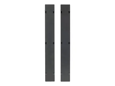 APC - Paneldekke for rackkabelstyring - svart 42U - TAA-samsvar (en pakke 2) - for P/N: NBPD0150, SMX2KR2UX145, SMX3KR2UNCX145, SRT5KRMXLT-A, SRT6KRMXLT-A, SRT8KRMXLT-A