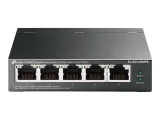 TP-Link TL-SG105MPE V1.60 - Switch - 5 x 10/100/1000 stasjonær