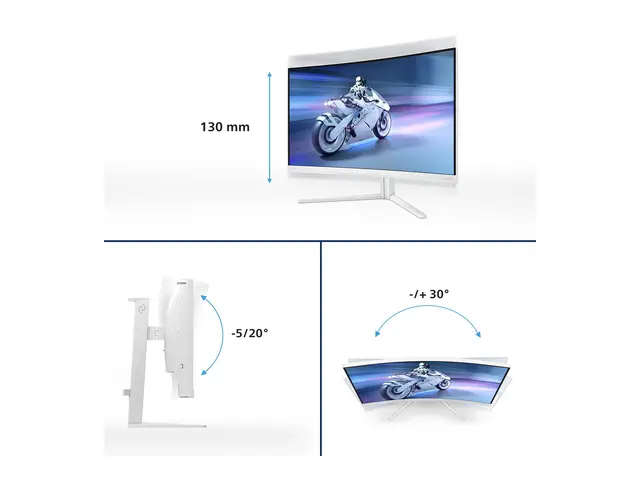 Philips Evnia 5000 32M2C5501 - LED-skjerm gaming kurvet 32" (31.5"...