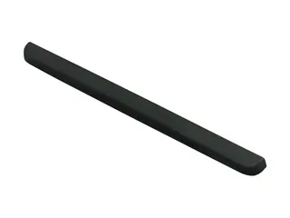 Ergotron Wrist Rest, antimicrobial - Håndleddsstøtte for tastatur svart