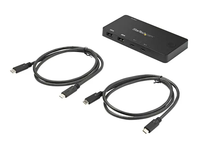 StarTech.com 2 Port USB C KVM Switch, 4K 60Hz HDMI, Compact Dual U...