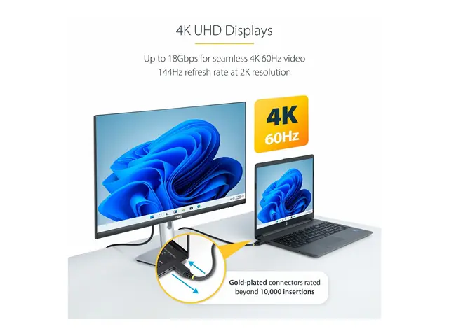 StarTech.com 10m (32.8ft) Active High Speed HDMI Cable, 4K60Hz - H...