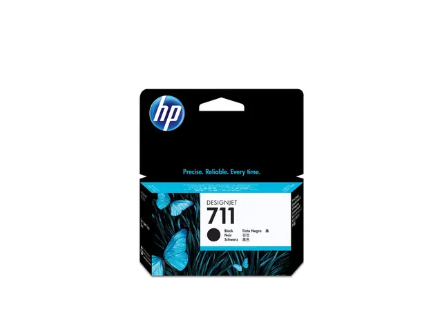 HP 711 - 38 ml - svart - original - DesignJet - blekkpatron - for ...