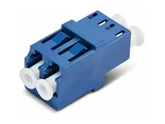 Startech - Nettverkkopler - TAA-samsvar - LC/UPC-enkeltmodus (hunn) til LC/UPC-enkeltmodus (hunn) fiberoptisk - dupleks - 9 / 125 micron - OS1/OS2 - Keystone-jakk, passiv - blå