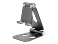 STARTECH SMARTPHONE AND TABLET STAND - PORTABLE AND FOLDABLE - BLACK