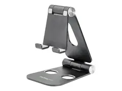 STARTECH SMARTPHONE AND TABLET STAND - PORTABLE AND FOLDABLE - BLACK