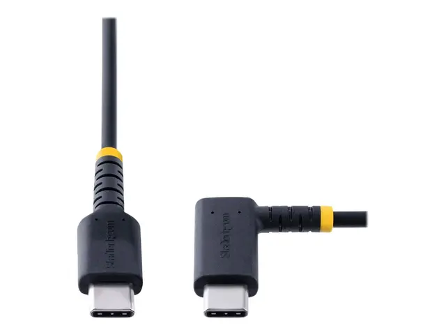 StarTech.com 6in (15cm) USB C Charging Cable Right Angle, 60W PD 3...
