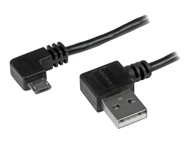 StarTech.com 1m 3 ft Micro-USB Cable with Right-Angled Connectors ...