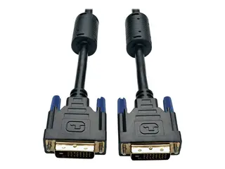 Eaton Tripp Lite Series DVI Dual Link Cable, Digital TMDS Monitor Cable (DVI-D M/M), 15 ft. (4.57 m) DVI-kabel - dobbeltlenke - DVI-D (hann) til DVI-D (hann) - 4.6 m - formst&#248;pt - svart