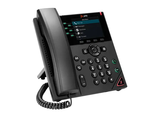 HP Poly VVX 350 - VoIP-telefon treveis anropskapasitet SIP, SDP 6-...
