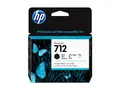 HP 712 - 80 ml - svart - original DesignJet - blekkpatron - for DesignJet Studio, T210, T230, T250, T630, T650