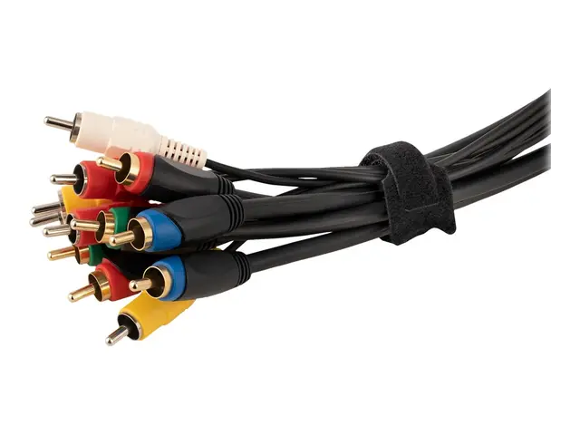 StarTech.com 6in Hook and Loop Cable Ties, 50 Pack, Black, Reusabl...
