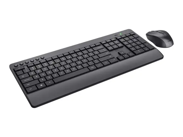 Trust TKM-450 - Tastatur- og mussett trådløs Nordisk svart pappeske