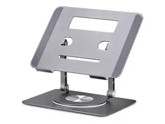 StarTech.com - Notebookstativ - 360° roterende base skrivebord - sølv