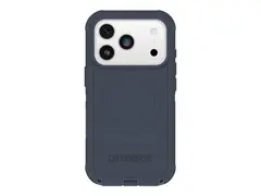 OtterBox Defender Series Pro - Baksidedeksel for mobiltelefon robust - MagSafe-samsvar - polykarbonat, termoplastisk elastomer (TPE), silikon, minneskumplast - bl&#229; f&#248;lelse - for Apple iPhone 17 Pro