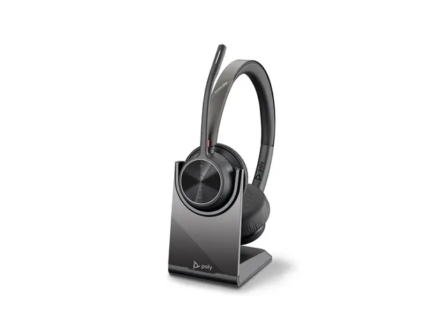 HP Poly Voyager 4320 - Hodesett on-ear Bluetooth trådløs svart Cer...