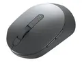 Dell MS5120W - Mus - optisk - 7 knapper - tr&#229;dl&#248;s 2.4 GHz, Bluetooth 5.0 - titangr&#229; - med 3 years NBD Advance Exchange