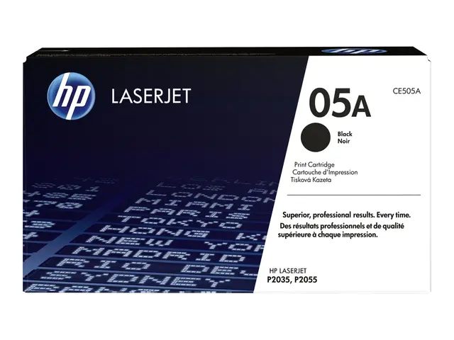 HP 05A - Svart original LaserJet tonerpatron (CE505A) for P2035, P...