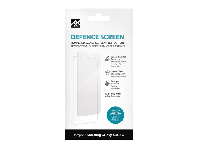 iFrogz Defence - Skjermbeskyttelse for mobiltelefon film krystallk...