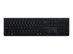 Lenovo Professional - Tastatur tr&#229;dl&#248;s - Bluetooth, 2.4 GHz - QWERTY - Nordisk - tastsvitsj: Scissor-Switch - gr&#229; - brun boks