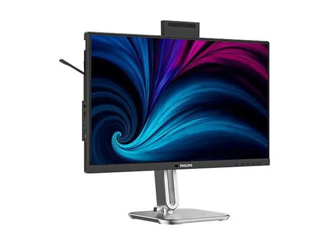 Philips 27B2U4601H - 4000 Series - LED-skjerm 27" - 2560 x 1440 QHD @ 120 Hz - IPS - 1500:1 - HDMI, DisplayPort, USB-C - høyttalere - sølv, koksgrå 
