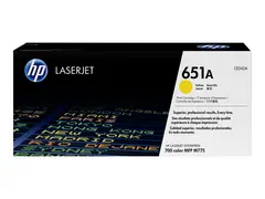 HP 651A - Gul - original - LaserJet - tonerpatron (CE342A) for Color LaserJet Enterprise MFP M775; LaserJet Managed MFP M775