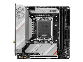 MSI MPG B760I EDGE WIFI - Hovedkort mini-ITX - LGA1700-sokkel - B760 Chipset - USB 3.2 Gen 2, USB 3.2 Gen 1, USB-C 3.2 Gen2 - 2.5 Gigabit LAN, Wi-Fi 6E, Bluetooth - innbygd grafikk (CPU kreves) - HD-lyd (8-kanalers)