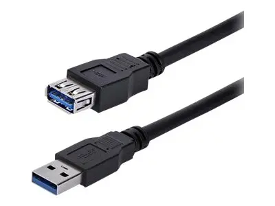 StarTech.com 1m Black SuperSpeed USB 3.0 Extension Cable A to - Ma...